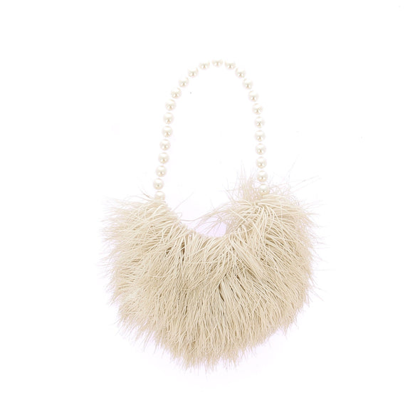 Pochette à franges "L'oiseau du Paradis"