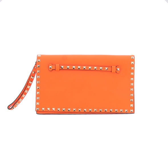Pochette orange "RockStud"