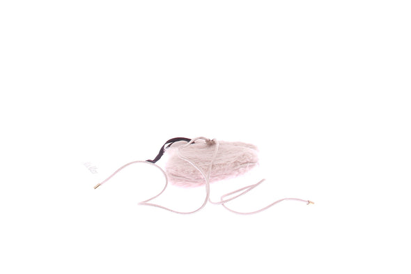 Pochette de téléphone en peau lainée