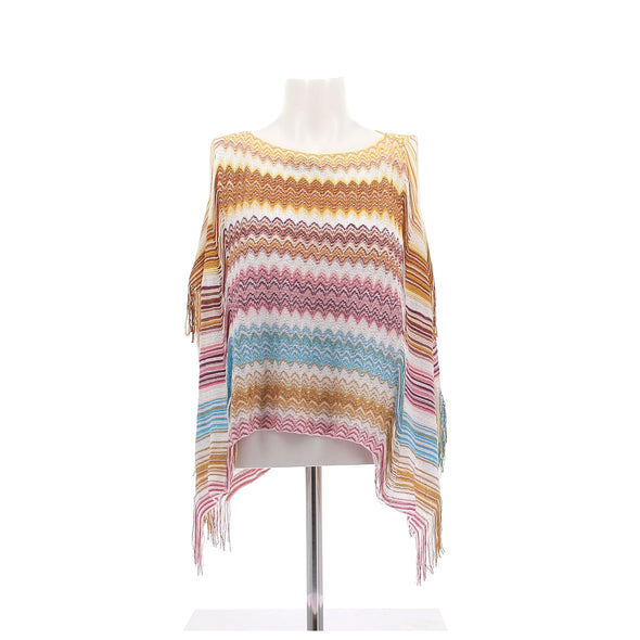 Poncho multicolore