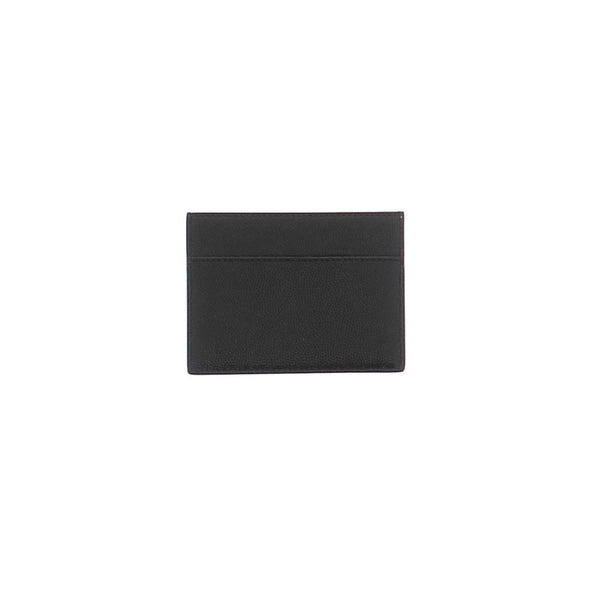 Porte-cartes noir en cuir