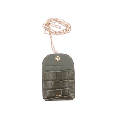 Porte-cartes kaki