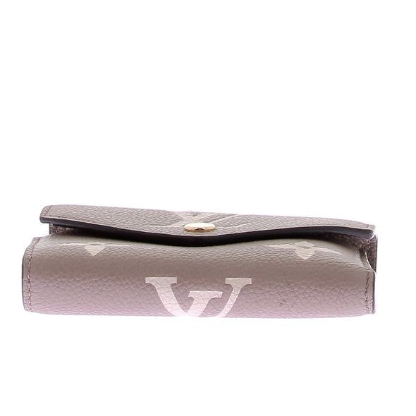 Portefeuille en cuir grainé "Victorine"