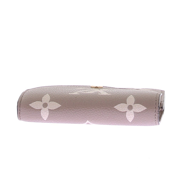 Portefeuille en cuir grainé "Victorine"