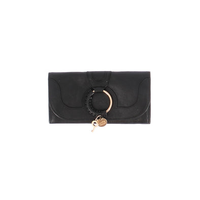 Portefeuille en cuir grainé "Hana"