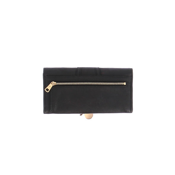 Portefeuille en cuir grainé "Hana"