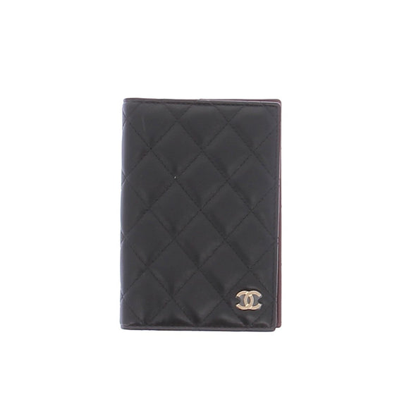 Portefeuille en cuir matelassé "Timeless"