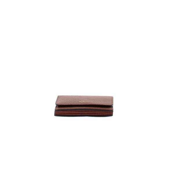 Porte-monnaie en cuir marron