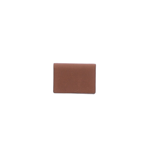 Porte-monnaie en cuir marron