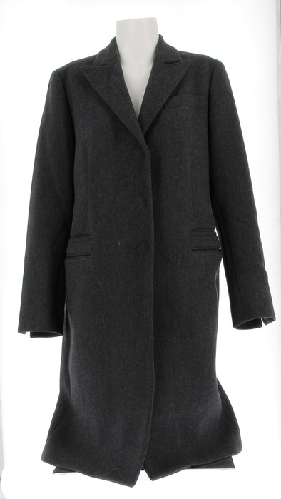 Manteau en laine noir