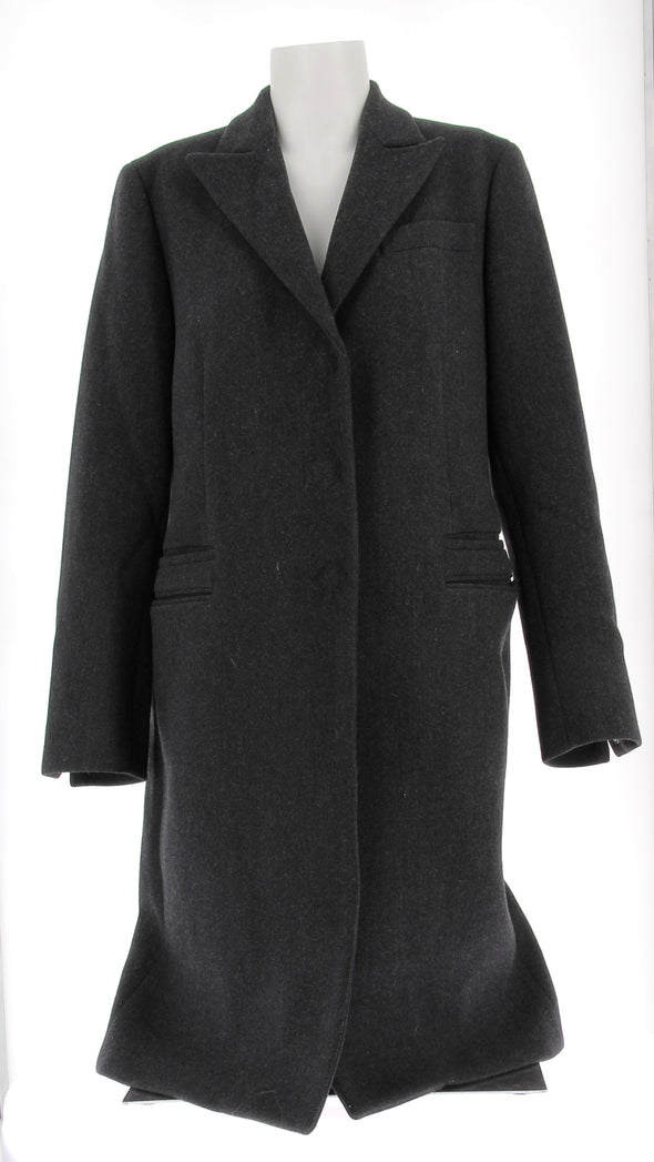 Manteau en laine noir