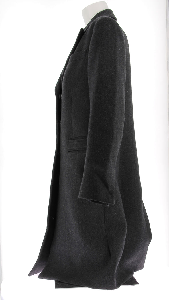 Manteau en laine noir