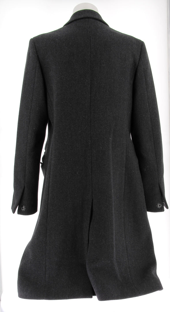 Manteau en laine noir