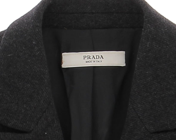 Manteau en laine noir