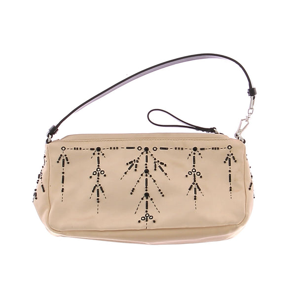 Sac porté épaule à perles noires