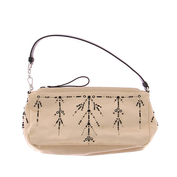 Sac porté épaule à perles noires