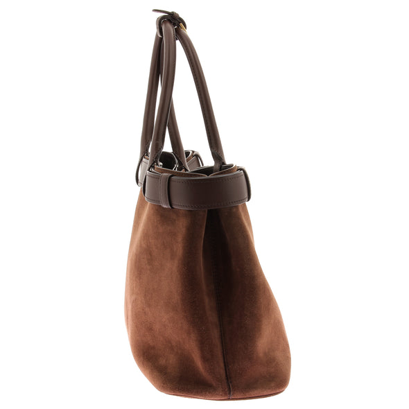 Sac cabas en daim "Buckle"