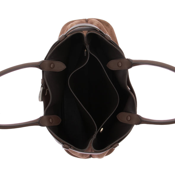 Sac cabas en daim "Buckle"