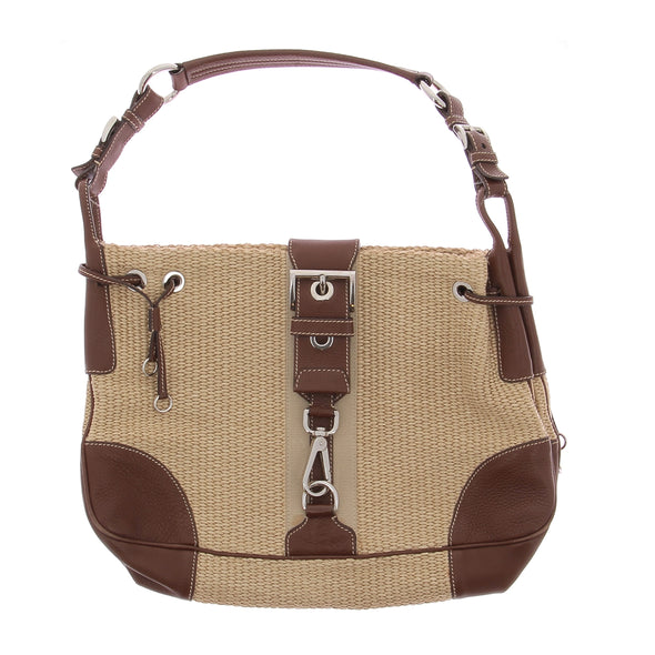 Sac à main bi-matière
