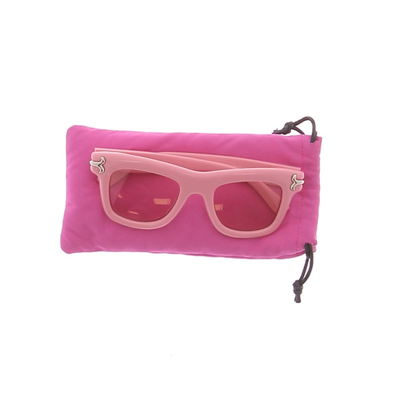 Lunettes de soleil roses