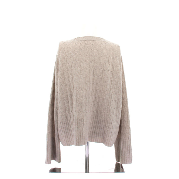 Pull en cachemire beige