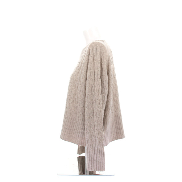 Pull en cachemire beige