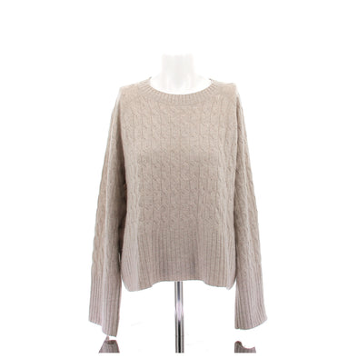 Pull en cachemire beige