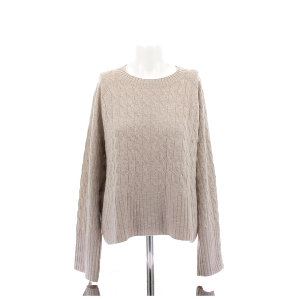 Pull en cachemire beige