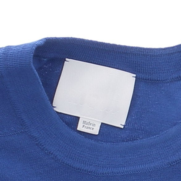 Pull bleu en laine