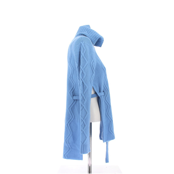 Pull en cachemire bleu