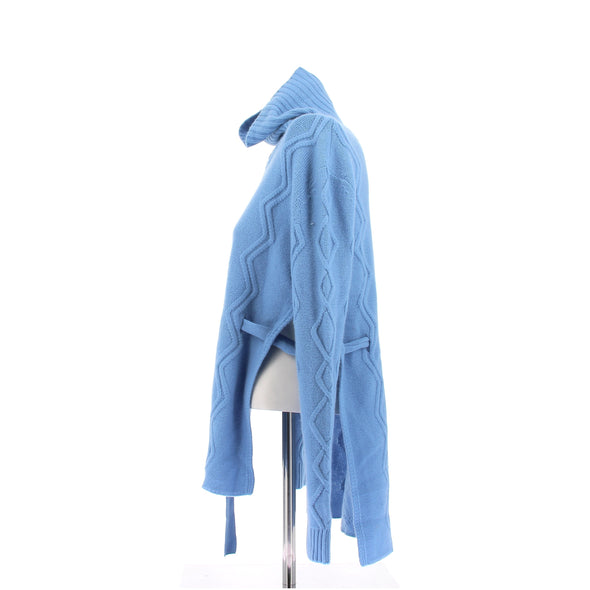 Pull en cachemire bleu