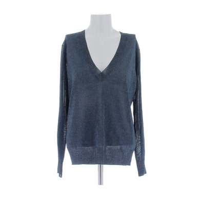Pull bleu pailleté