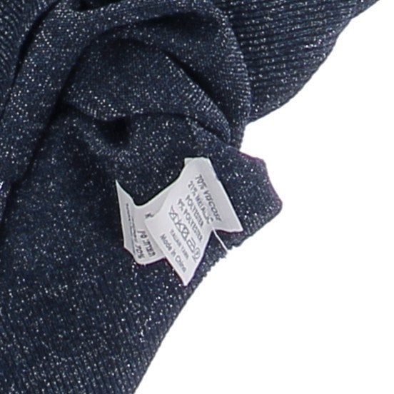 Pull bleu pailleté