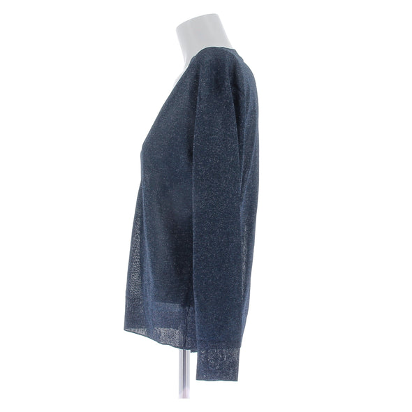 Pull bleu pailleté