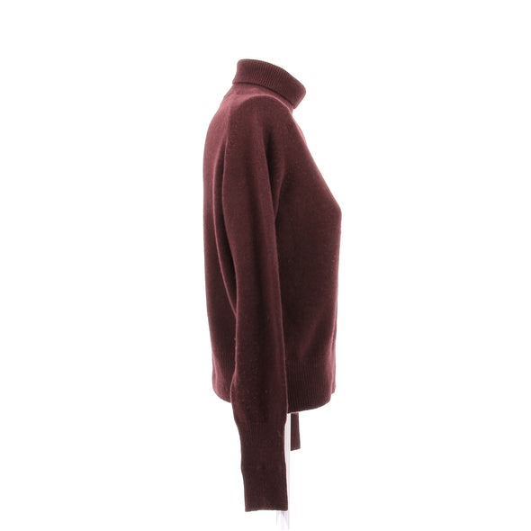 Pull en laine bordeaux