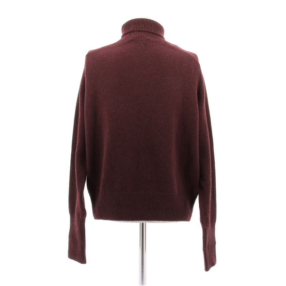 Pull en laine bordeaux