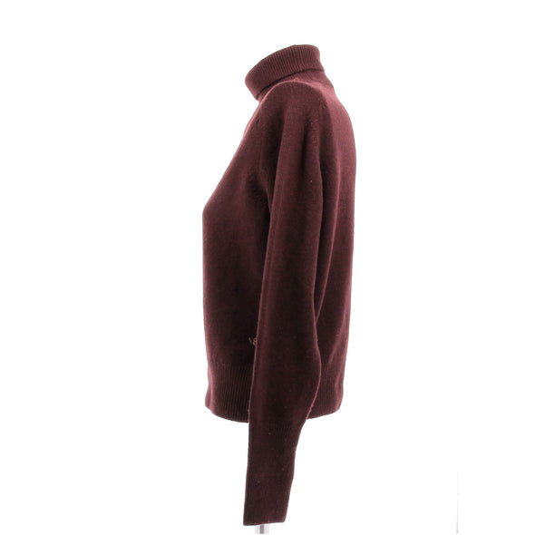 Pull en laine bordeaux