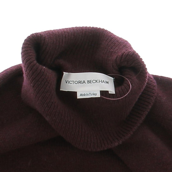 Pull en laine bordeaux