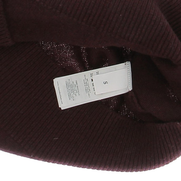 Pull en laine bordeaux