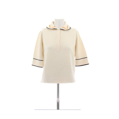 Pull en laine écru