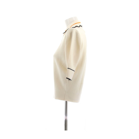 Pull en laine écru