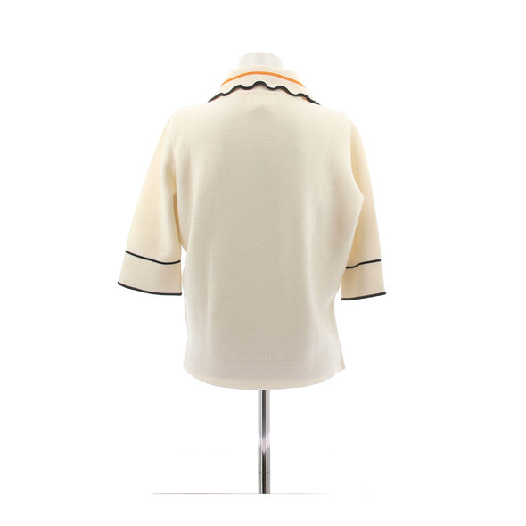 Pull en laine écru