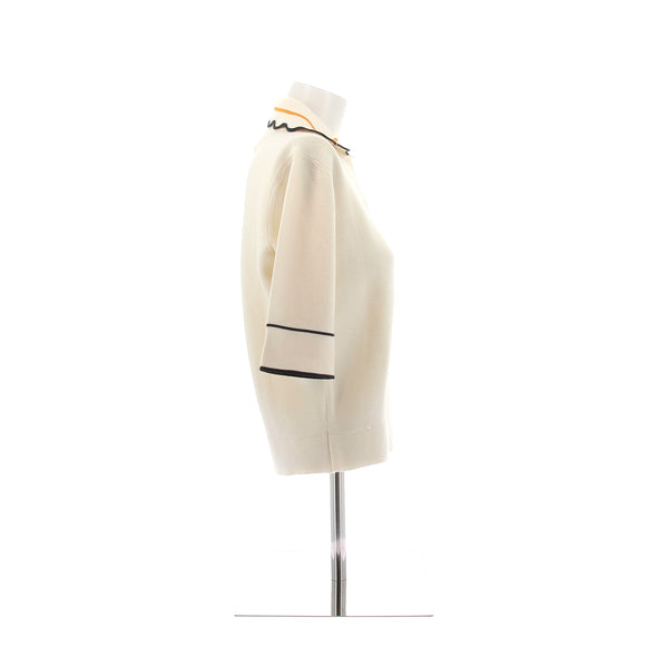 Pull en laine écru