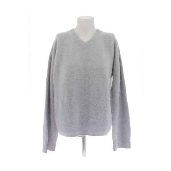 Pull en cachemire gris