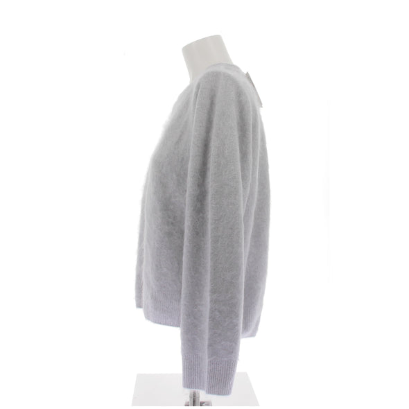 Pull en cachemire gris