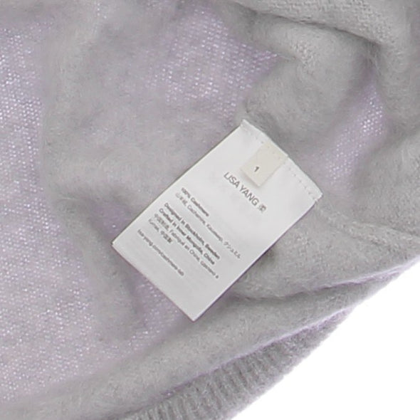 Pull en cachemire gris