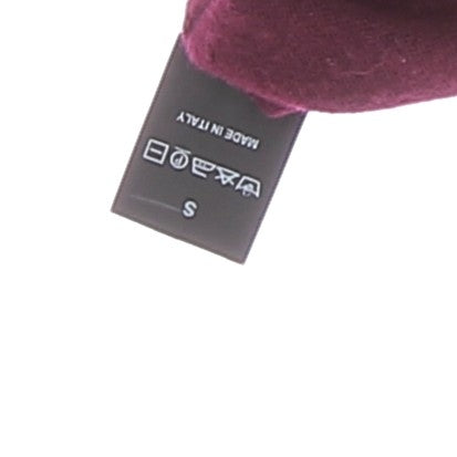 Pull en cachemire bordeaux