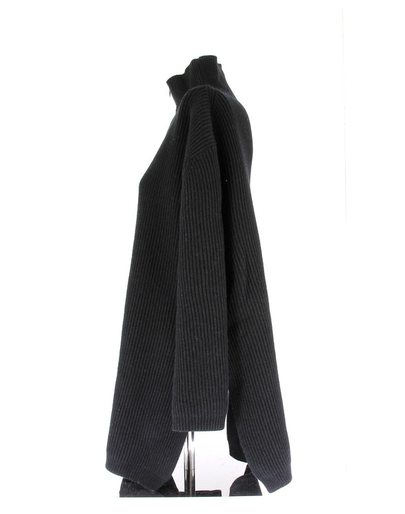 Pull en laine noir