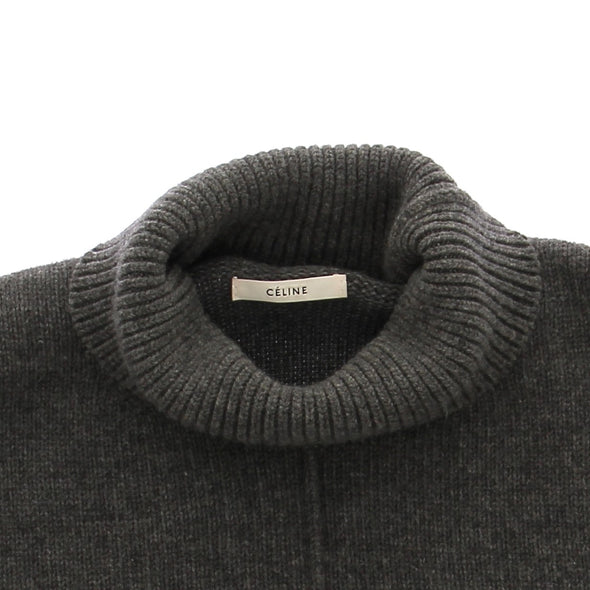 Pull col roulé en laine