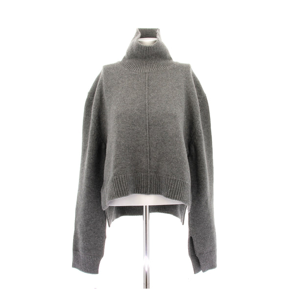 Pull col roulé en laine